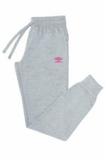 Pantalone lungo donna 100% cotone leggero polsino tasche casa sport Marca Umbro