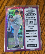 Jackson Jobe -2023 Chronicles Contenders Optic Purple Mojo Prizm #/50 No.16