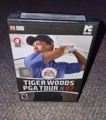 Tiger Woods PGA Tour 2007 PC DVD EA Sports Golfing Gaming  ESPN Pros Pro Courses
