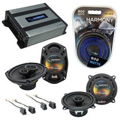 Mitsubishi Diamante 92-04 OEM Speaker Upgrade Harmony R5 R69 & HA-A400.4 Amp