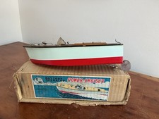 Vintage GW Speedster Wood Boat w/BOX Japan 1950s