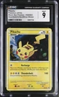 CGC 9 MINT Pikachu 2010 Black Star Promos HGSS03 Holo Pokemon Card