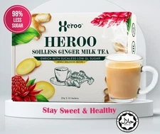 Ginger Milk Tea 98% LESS Sugar (25g x 13 SACHETS ) ON DIET AND HEALTHY TEA