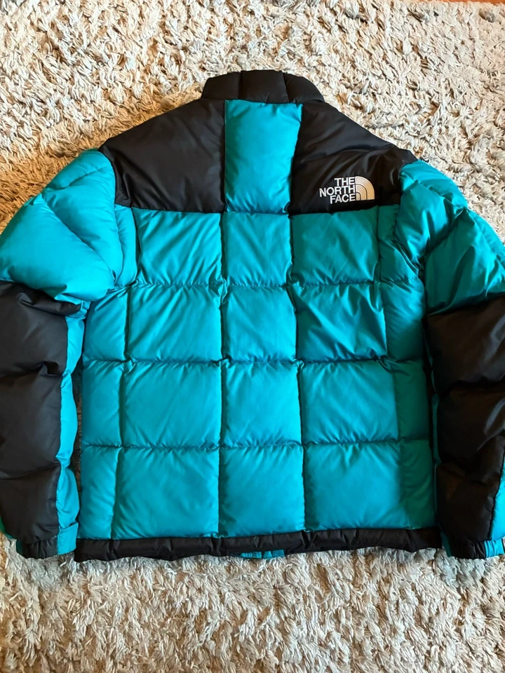 The North Face Nuptse Men's Puffer Jacket Blue turquoise 700 Ski Jacket - Image 3 of 4