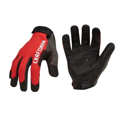 CRAFTSMAN CMMT14199 Touchscreen Compatible Unisex Silicone Grip Mechanic Glov...