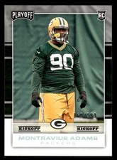 2017 Playoff #287 Montravius Adams Kickoff Rookie SP #d /299! Rookie PACKERS