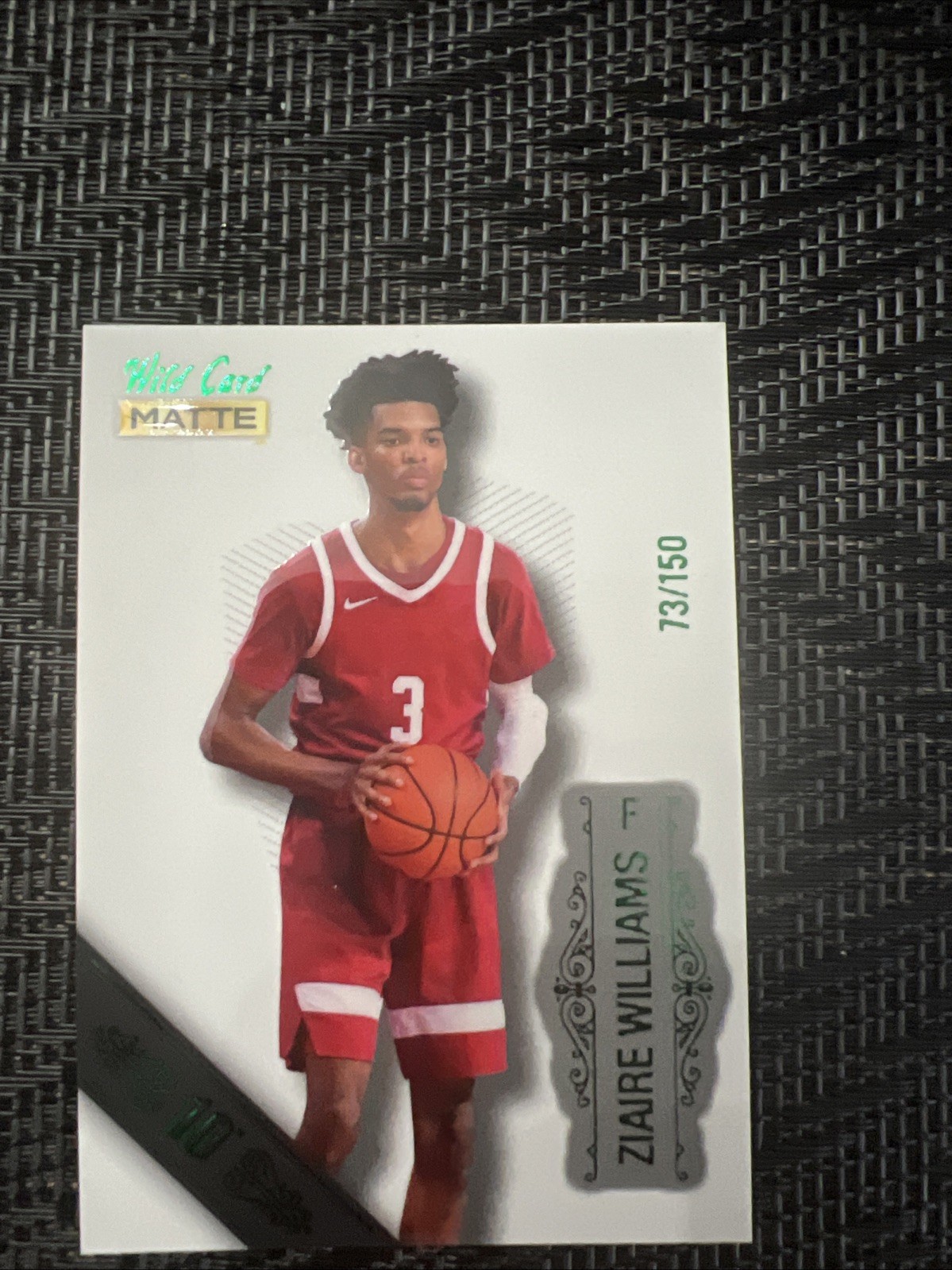 Ziaire Williams Wild Card Matte Basketball Card #73/150