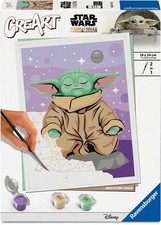 Ravensburger Malen nach Zahlen CREART D Star Wars Meditierender Grogu 12023140