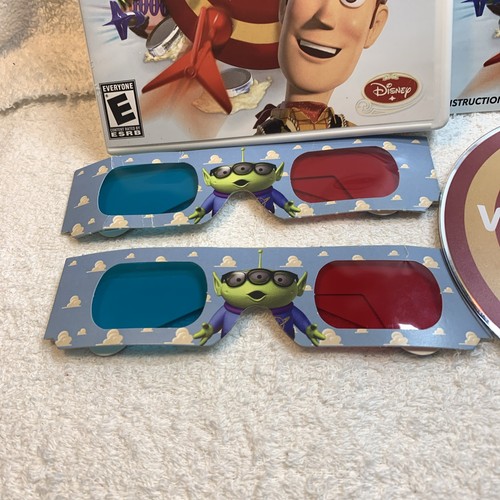 Disney Pixar Toy Story Mania Wii Video Game 3D Glasses & Compete Tested See Pics - Picture 4 of 19