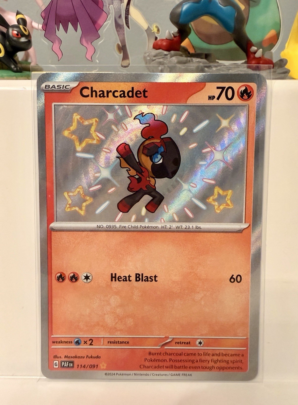 Charcadet 114/091 SV: Paldean Fates Holo