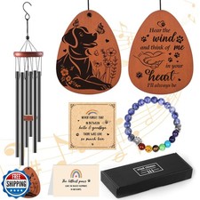 Memorial Gifts for Loss of Dog - Rainbow Bridge Pet Memorial Wind Chimes for ...