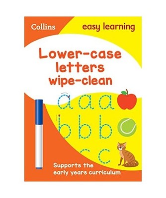 Lower Case Letters Age 3-5 Wipe Clean Activity Book: Ideal for Home Learning, Co