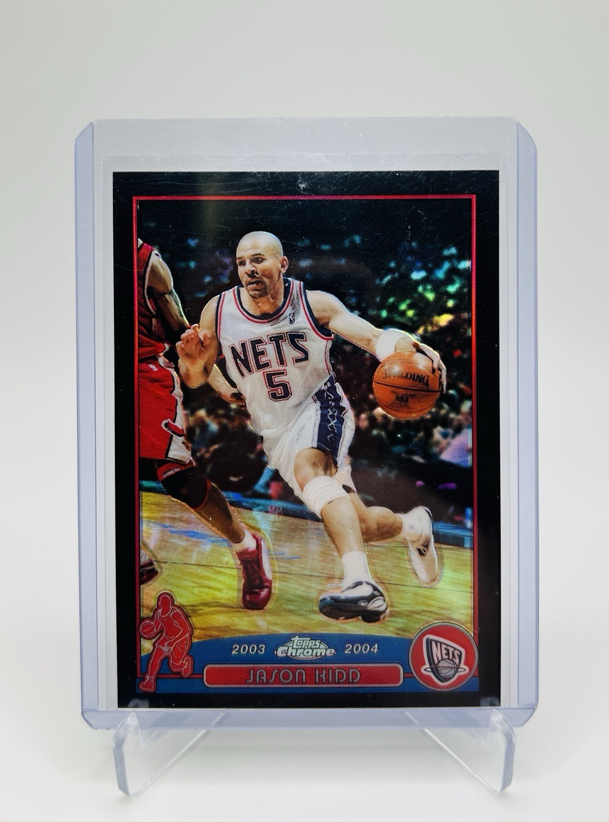 2003-04 Topps Chrome Jason Kidd Black Refractor /500 #5