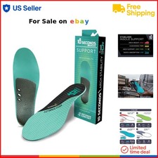 Arch Support Insole Firm Cushioning High Arch Stability Shock Absorption
