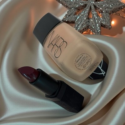Nars SCARLET EMPRESS #1008 Matte Lipstick 0.12 oz NIB and Sheer Matte Foundation