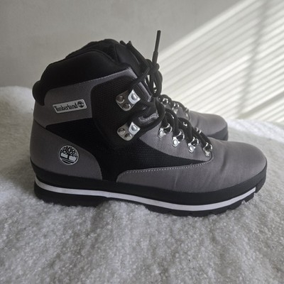 Mens Timberland Euro Hiker Shell-Toe Boot Black & Gray Size  display picture 3