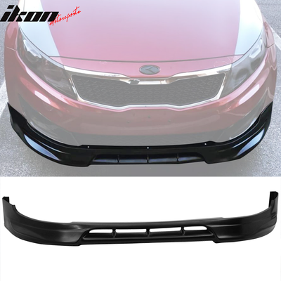 #ad Fits 11 13 Kia Optima Base Models IKON Style Front Bumper Lip Chin Splitter PU $145.99