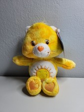 Care Bears FUNSHINE Bear - Yellow Tie Dye Special Edition Vintage 2003 NEW