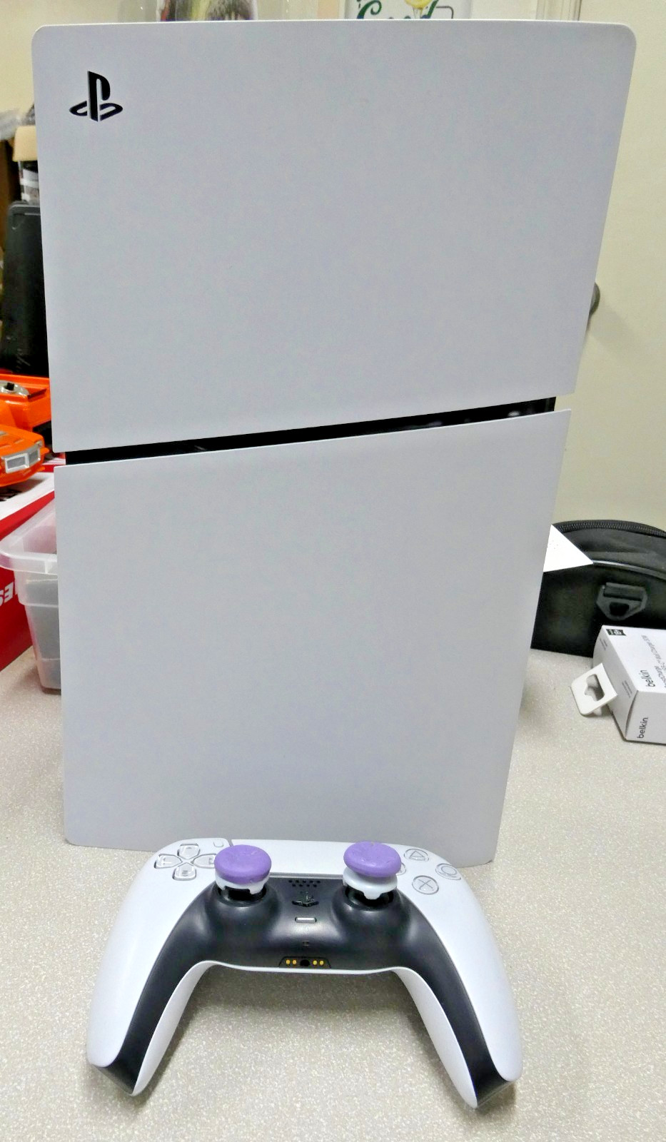 Sony PlayStation 5 Slim Disc Edition CFI-2115 Console 1TB White W/Controller