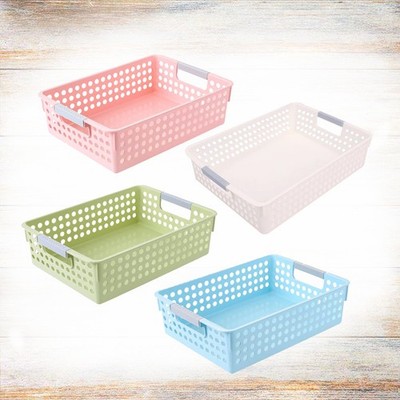  4 Pcs Ablagekörbe Büro Büro-Aufbewahrungskorb Aufbewahrungskörbe