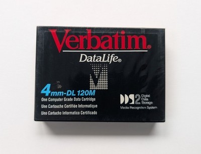 Verbatim Data Life 4mm DL120M / DDS2 / 4 GB / Datenkassette