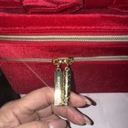 Estee Lauder Red Velvet Cosmetic Makeup Train Bag Carrier Case Overnight Travel — photo 9