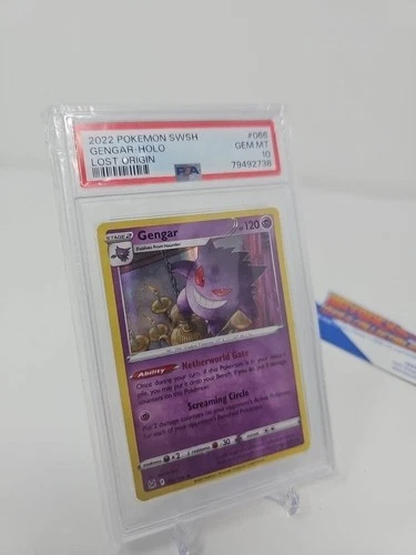 Gengar 66/196 Lost Origin Holo PSA 10 Pokemon 2022