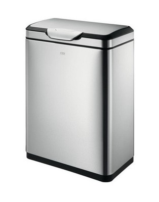EKO Mülleimer Touch Pro Bin 45 Liter Edelstahl Matt Abfallsammler