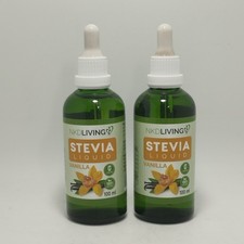 Image of 2 Pack x NKD Living Pure Stevia Liquid Drops Vanilla Natural Liquid 100ml