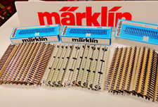 Märklin Spur H0 5106 - 30 x gerade Metall-Gleise - gute neuwertige Gleise