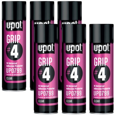 U-POL GRIP #4 UNIVERSAL ADHESION PROMOTER 799 - Auto Paint - 6 Pack