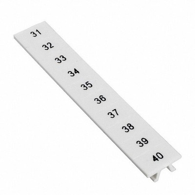 Phoenix contact 0808626:0031 ZBF 4,LGS:FORTL.ZAHL 31-40 zack marker strip flat