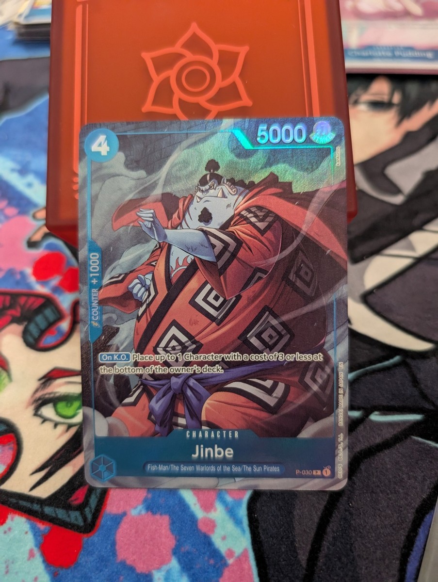 Jinbe - One Piece TCG P-030 Seven Warlords of Sea Set English Alt