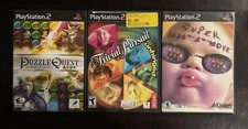 PlayStation 2 - Trivial Pursuit Unhinged & Super Bust-a-move & Puzzle Quest