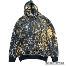 Moon Shine Camo Hoodie Pullover Realtree Mossy Oak Style Men Size S