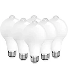 1~6x Dusk to Dawn E27 PIR Motion Sensor Lamp 9W LED Bulb Light Infrared Motion