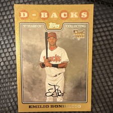 Topps 2008 Emilio Bonifacio Rookie Gold Border Arizona Diamondbacks #259
