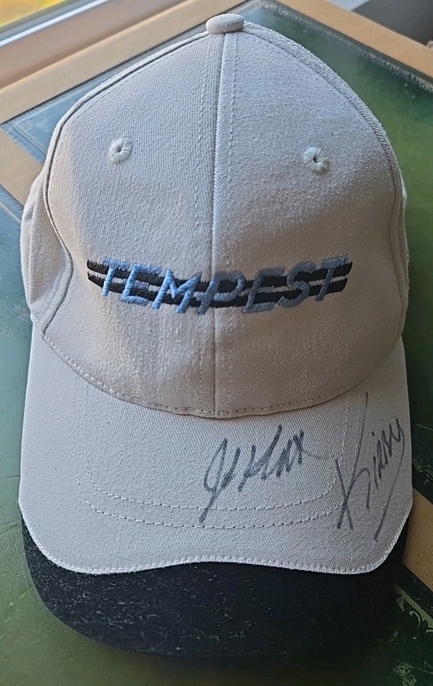 Tempest Baseball Cap Hat Adjustable Tab Canvas Be… - image 1