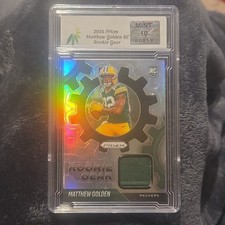 2025 Panini Prizm Matthew Golden Rookie Gear Memorabilia Packers Football