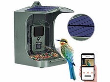 Mangeoire à oiseaux avec caméra Full HD connectée solaire - VisorTech