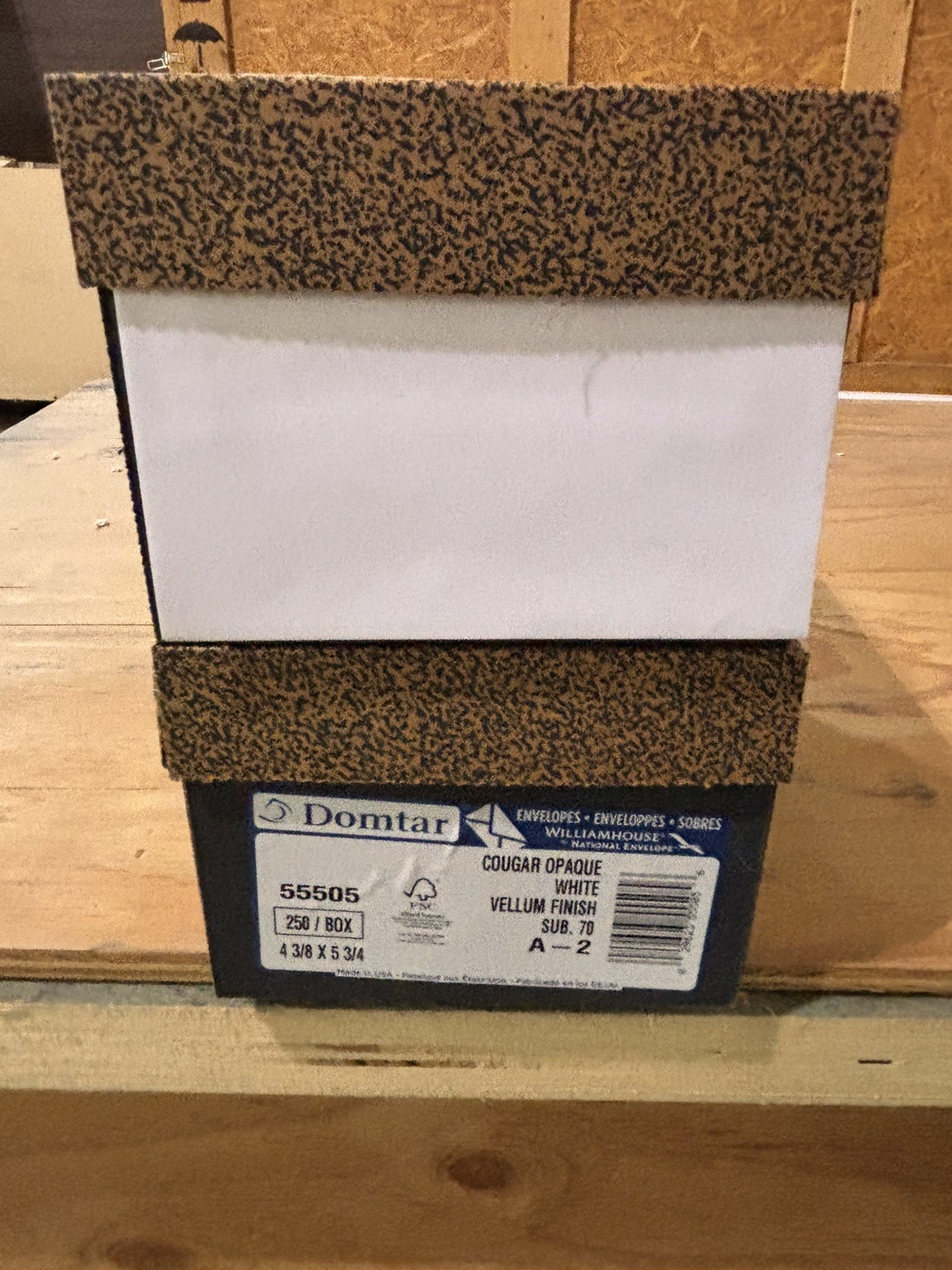 Cougar  White  A2 Envelopes,  500 total (2) Box’s  4.375”x 5.25”