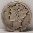 USA, 1943-S Mercury Dime, silver, Fine, NR, 1-27