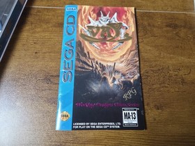 READ* (DEEP SCRATCHES) Vay with Map, Manual & Registration Card (Sega CD, 1994) 