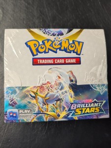 brilliant stars booster box ebay Pokemon Sword & Shield Brilliant Stars Booster Box Sealed