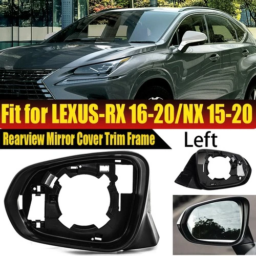Left Side Primer Mirror Housing Cover Frame For Lexus RX RX350 2016-20 NX300 US