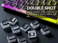 Ranked Pudding PBT Keycaps  112 Double Shot Translucent ANSI US  ISO Layout 