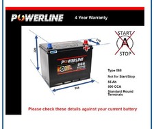 Battery fits LEXUS IS250 RX450h SC430 RC300h GS450h RX350 RX300 068 New
