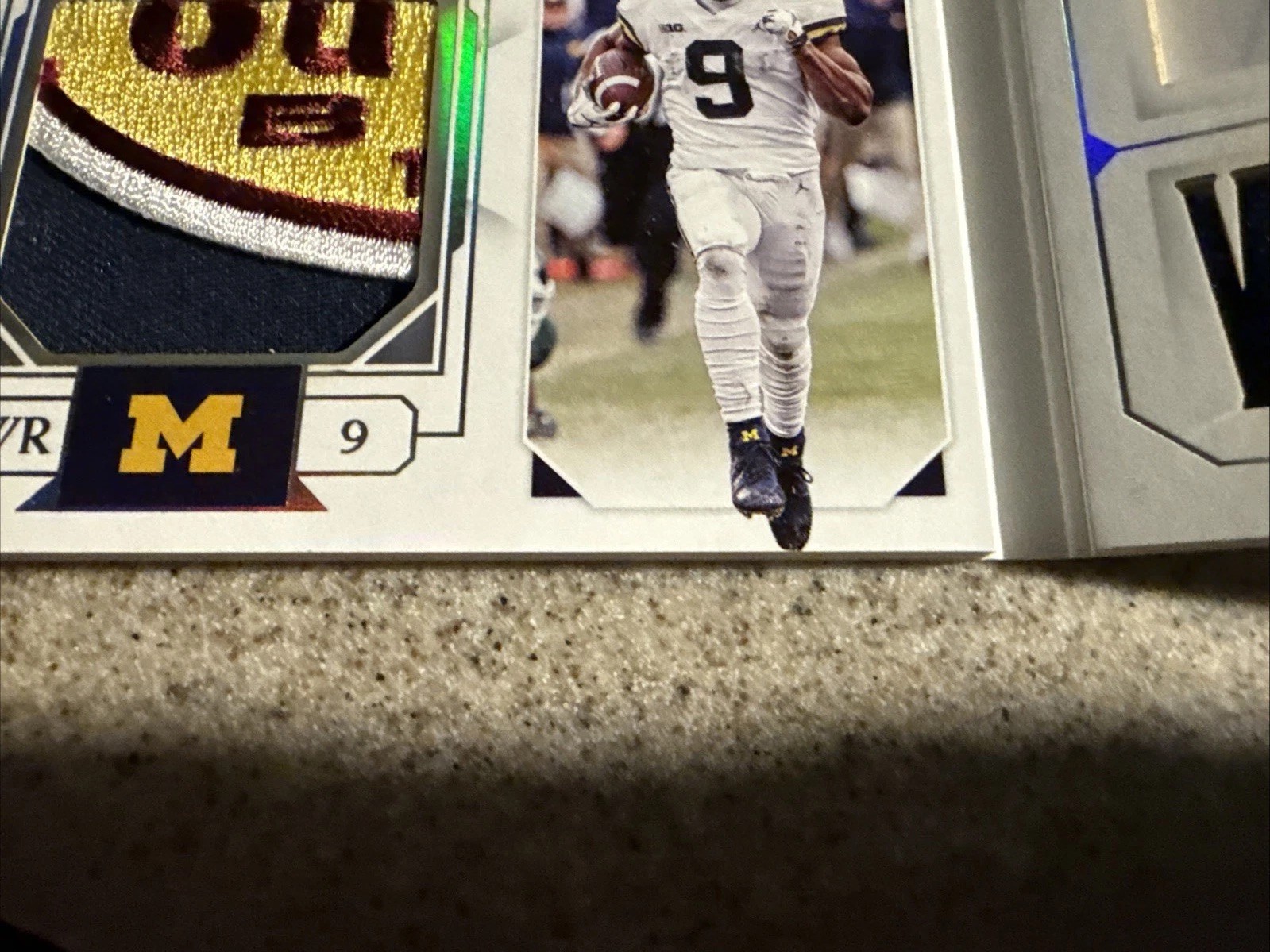 2020 NATIONAL TREASURES AUTO RC JERSEY BOOK DONOVAN PEOPLES-JONES Michigan 6/10# view 5