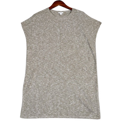 J. Jill Pure Jill Sweater Dress Women's XS Green Knit Sleeveless Shift Tunic