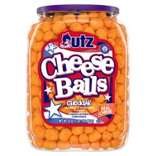 Utz Cheese Balls, 23 oz Barrel fast Free shipping